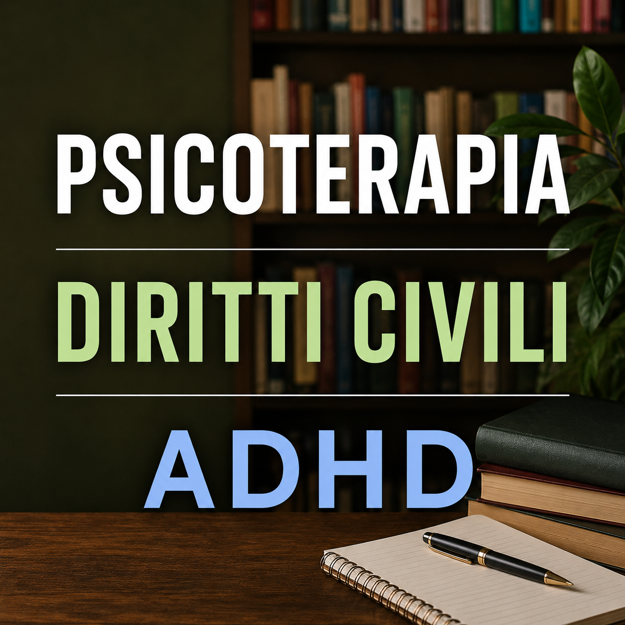 PSICOTERAPIA – DIRITTI CIVILI – ADHD